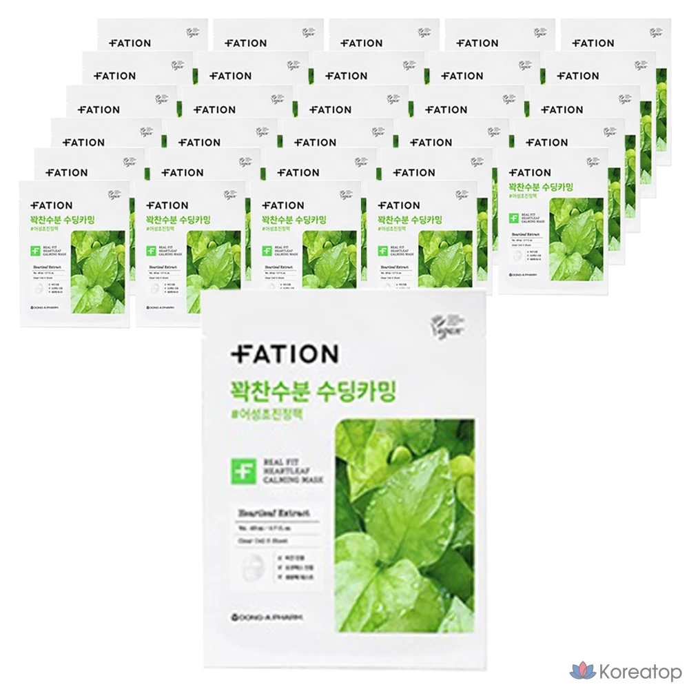 Успокаивающие маски для лица Party On Real Fit Eoseongcho, 23 мл, 1 упаковка, 40 штук.