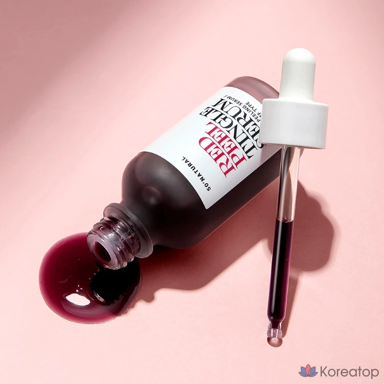 Сыворотка для лица So Natural Red Peel Tingle Serum, 35 мл, 1 шт., фото 4