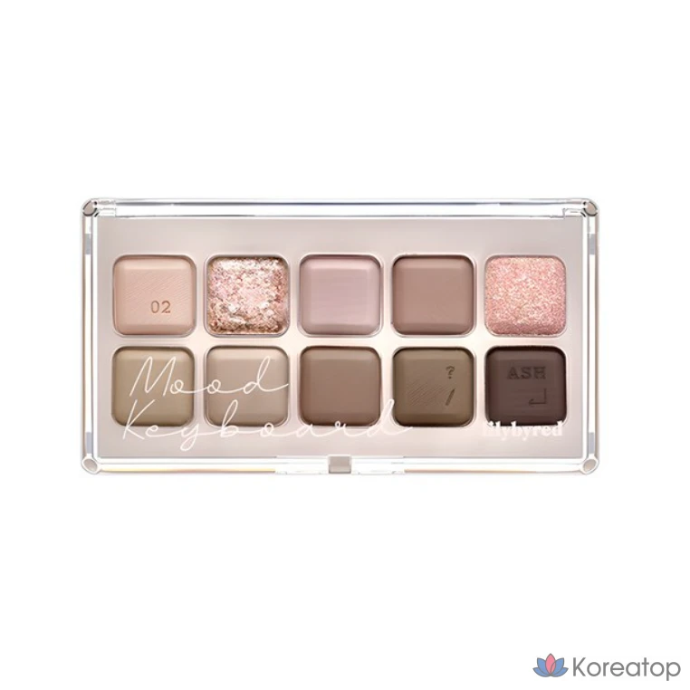 Палетка теней для век Lilybyred Mood Keyboard Eye Palette 10,5 г, оттенок 02 From the Mauve You Can't Help Loving, 1 шт.