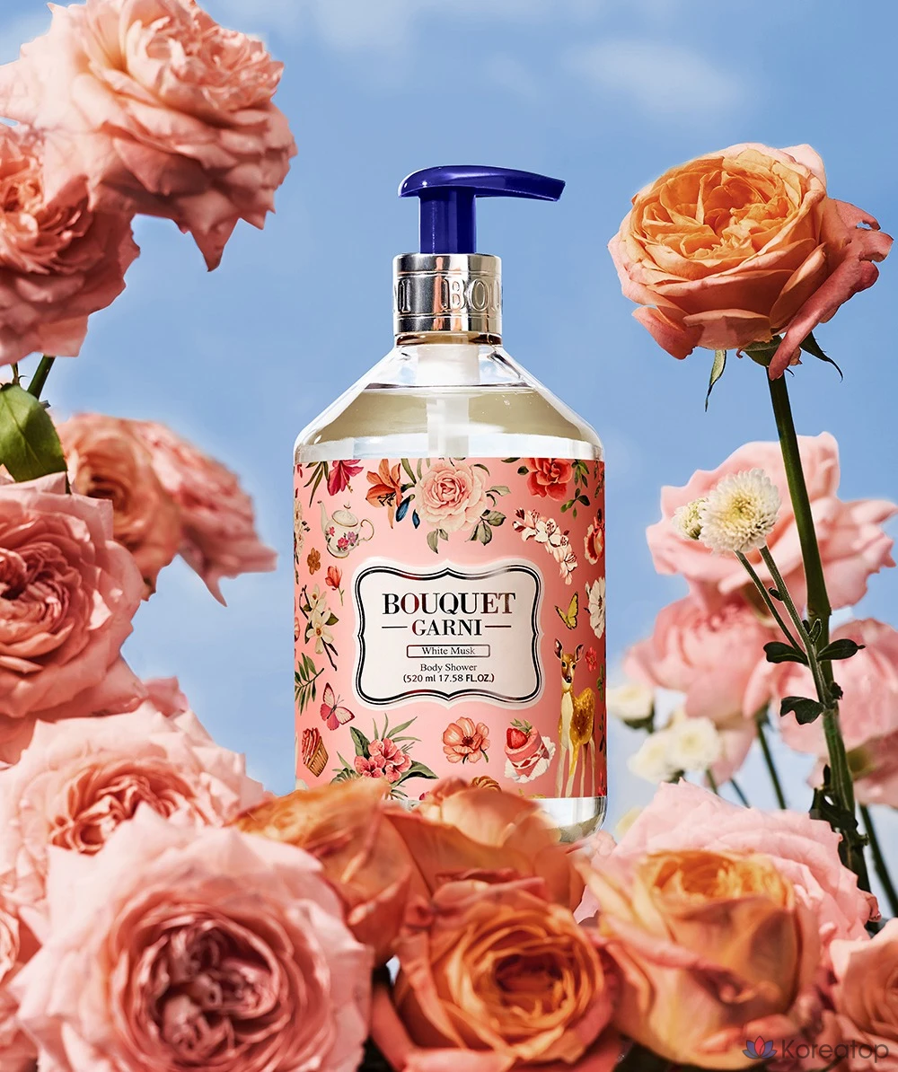 Гель для душа Bouquet Garni с ароматом белого мускуса, 520 мл, 1 шт.