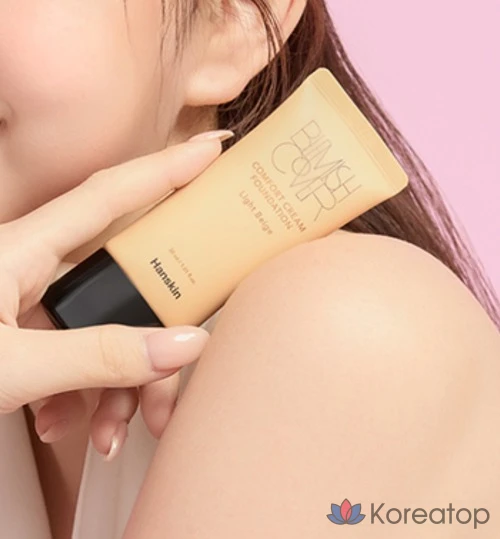 Тональный крем HANSKIN Blemish Cover Comfort Cream Foundation, 30 мл, 1 шт., кремово-бежевый.