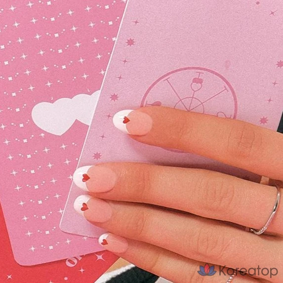 Гель-лак для ногтей Ohora Gel Nail Strip, N Love Letter, 1 шт., фото 5