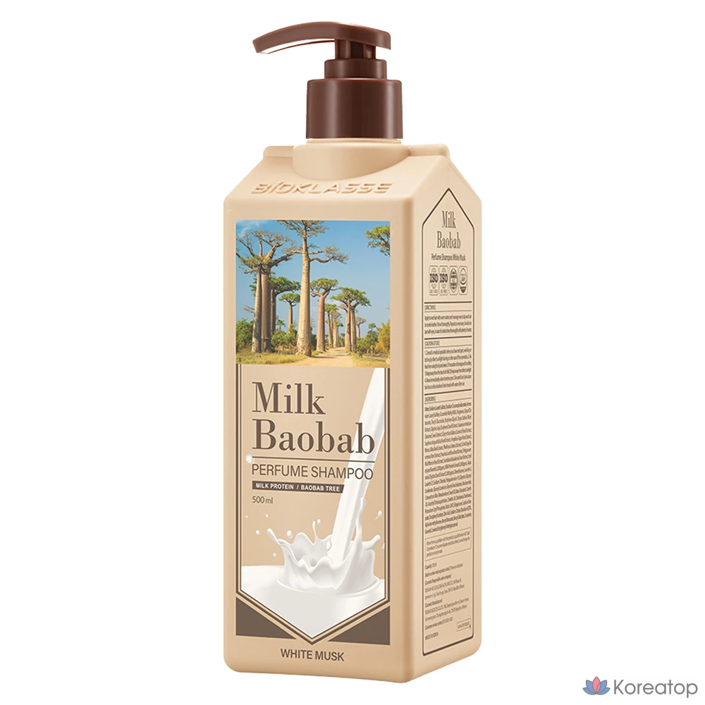 Шампунь с ароматом белого мускуса и запахом баобаба, 500 мл, 1 шт.
