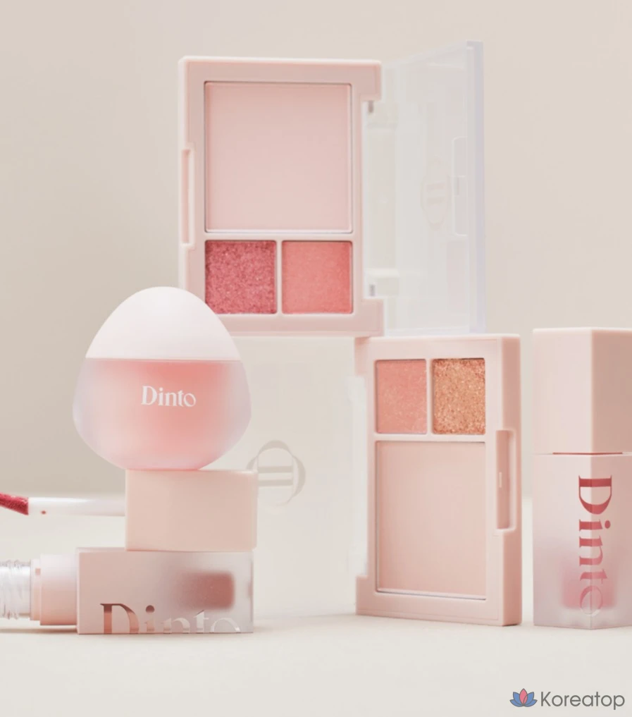 Палетка теней и румян Dinto Cheek &amp; Eye Multi-Use Palette 6,5 г, розовый оттенок 762, 1 шт.