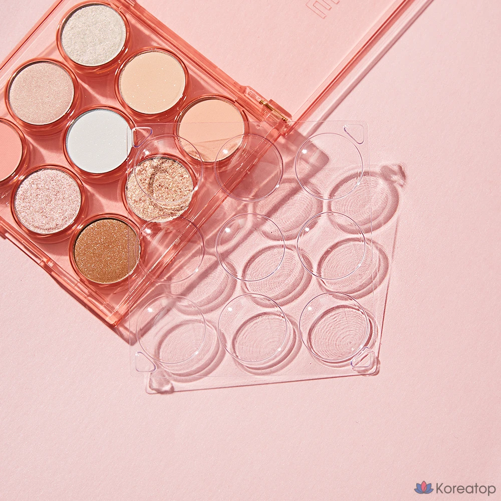 Палетка теней для век AMUSE, оттенок 05 Peach Garden, 1 шт.