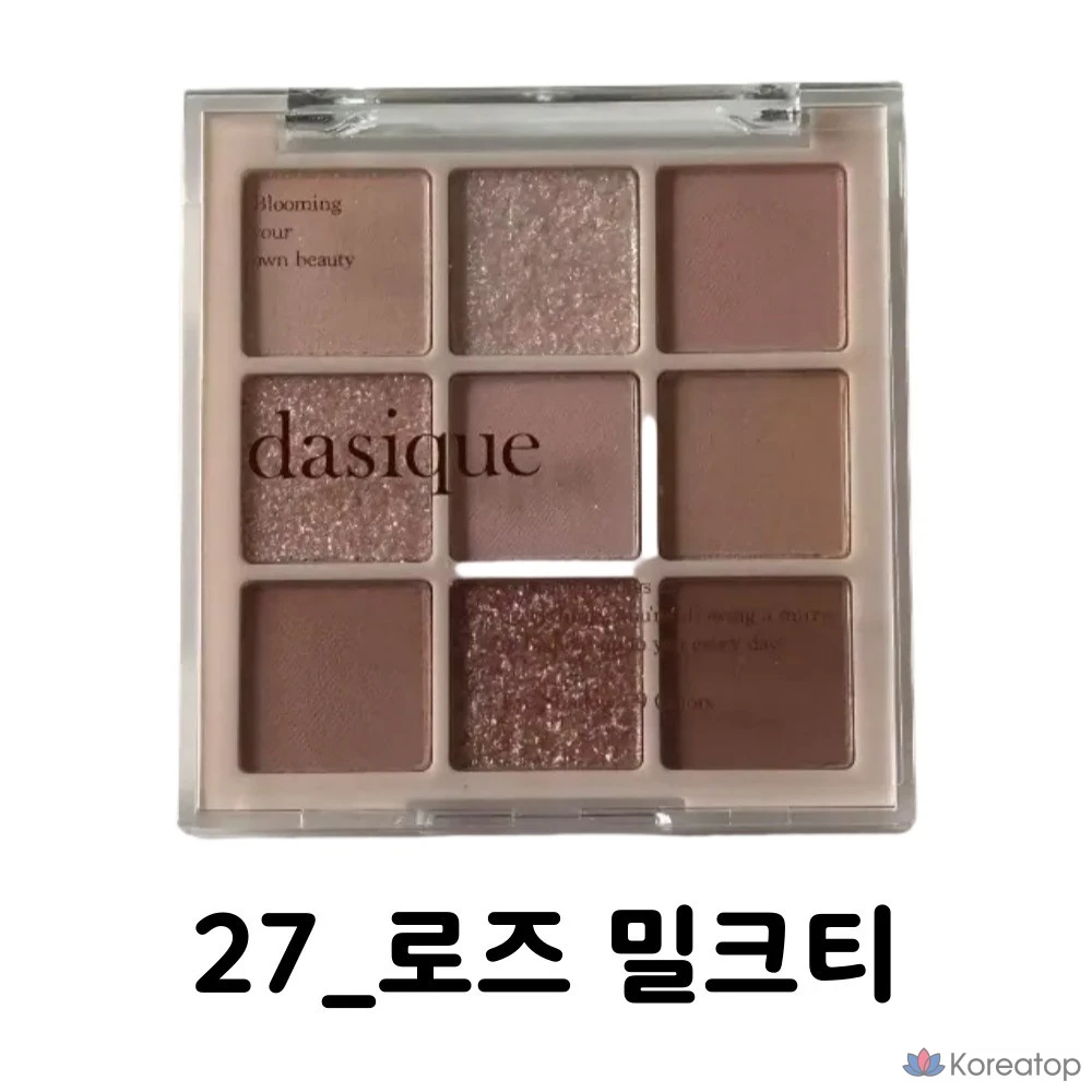 Палетка теней Dasique, № 27 Rose Milk Tea, 1 шт.