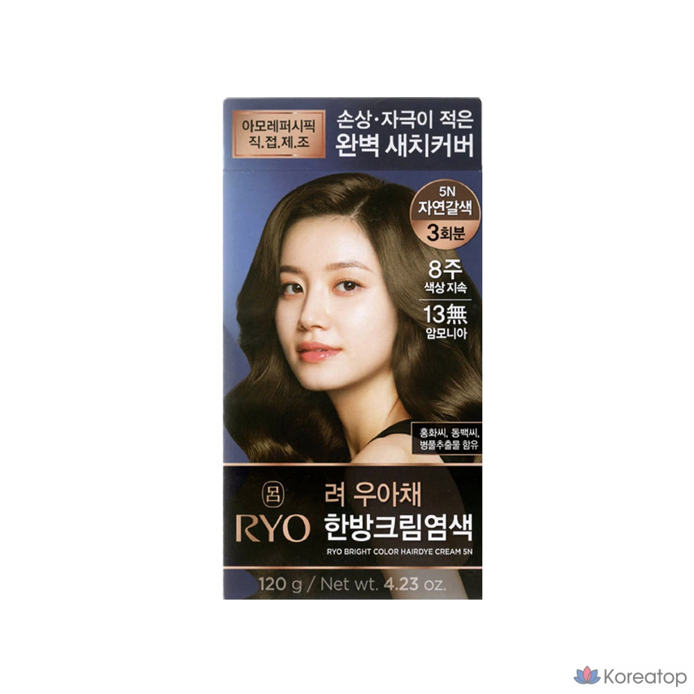 AP Ryo Ua Chae Stylish Satch Cream 3N Black Brown/Dye, 5N Natural Brown, 1 шт.
