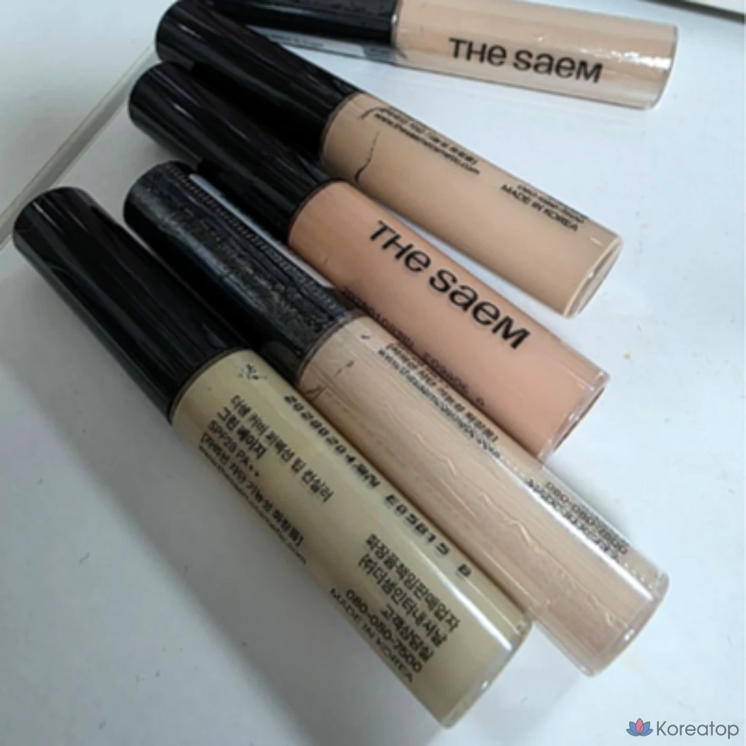 Консилер The Saem Cover Perfection Tip, 1 шт., оттенок 01 Clear Beige, фото 4