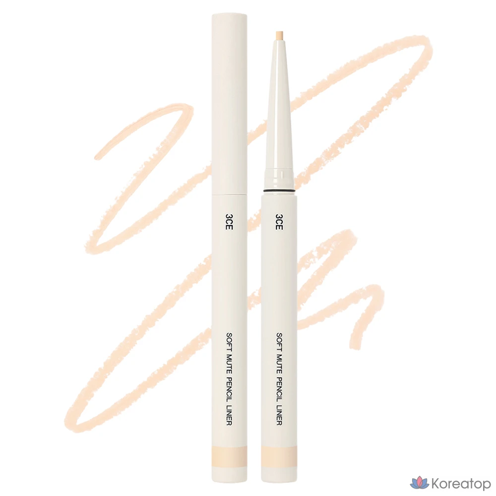 Карандаш-лайнер 3CE Soft Mute Pencil Liner, цвет MILKNUDE, 1 шт.
