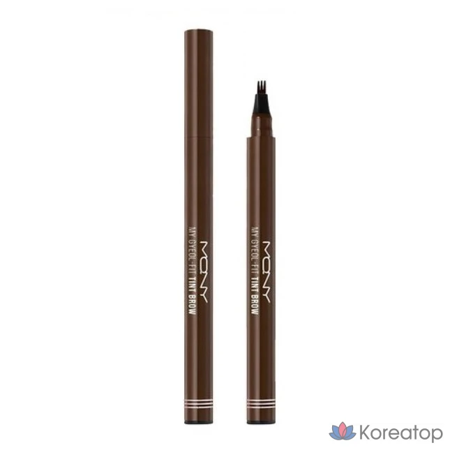 Тинт для бровей Mqny New York My Fit, 0,8 г, темно-коричневый, 1 шт.