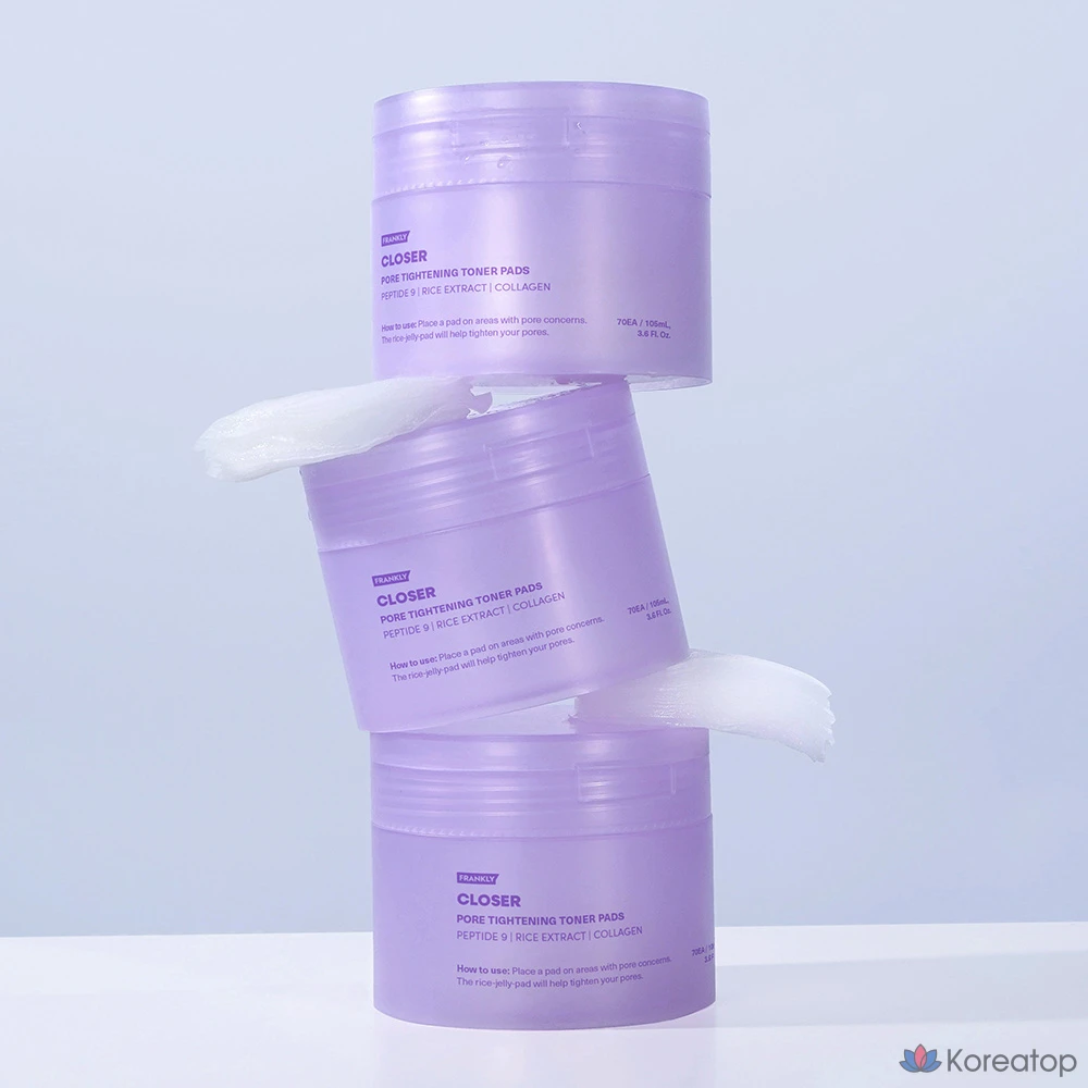 Тонер-подушечки Frankly Closer, 105 мл, 1 шт., 70 листов