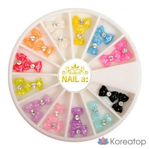 Набор деталей для маникюрного салона, лента 001 разных цветов, 1 шт.