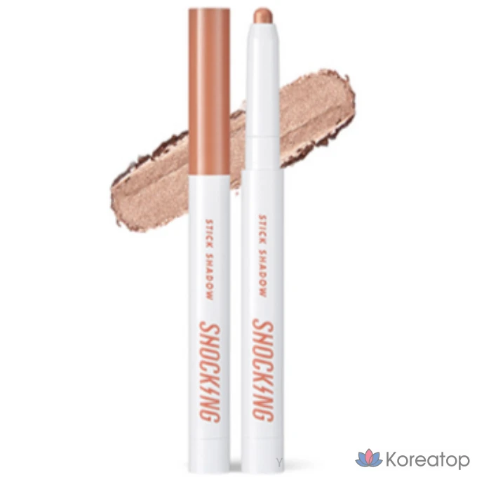 Тональные тени-карандаш Tony Moly The Shocking Color Fixing Stick Shadow 1 г, оттенок 01 Rust Gold, 1 шт.