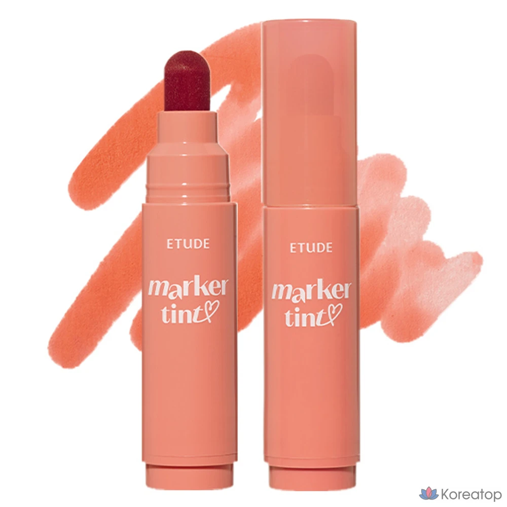 Тинт для губ Etude House Dear Darling Marker Lip Tint, оттенок 09 Fig Beige, 1 шт.