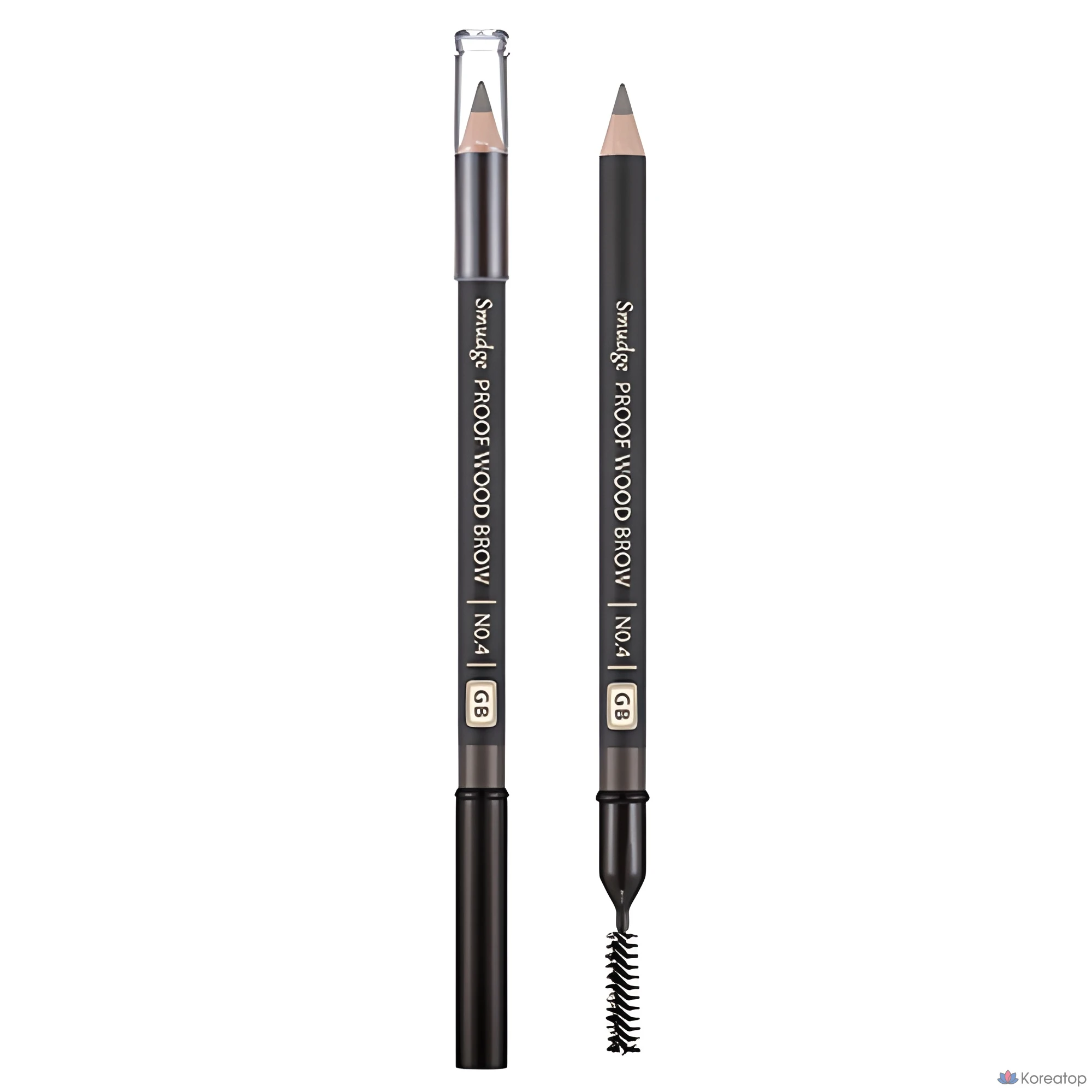 Карандаш для бровей Missha Smudgeproof Wood Eyebrow Auto Pencil, серо-коричневый, 1 шт.