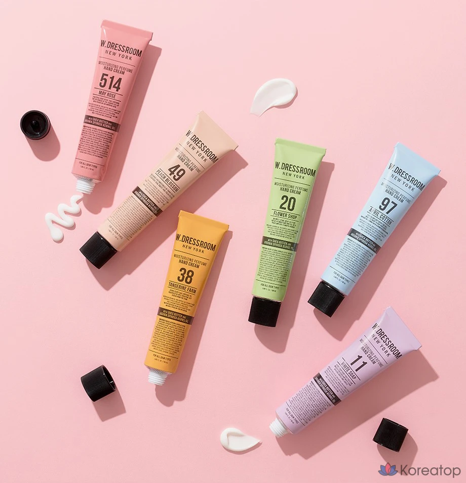 Набор из 6 комплектов: 49 «Персиковый цветок» и 97 «Апрельский хлопок» (6 комплектов) — парфюмерный крем для рук W.Dressroom, 50 мл., фото 9