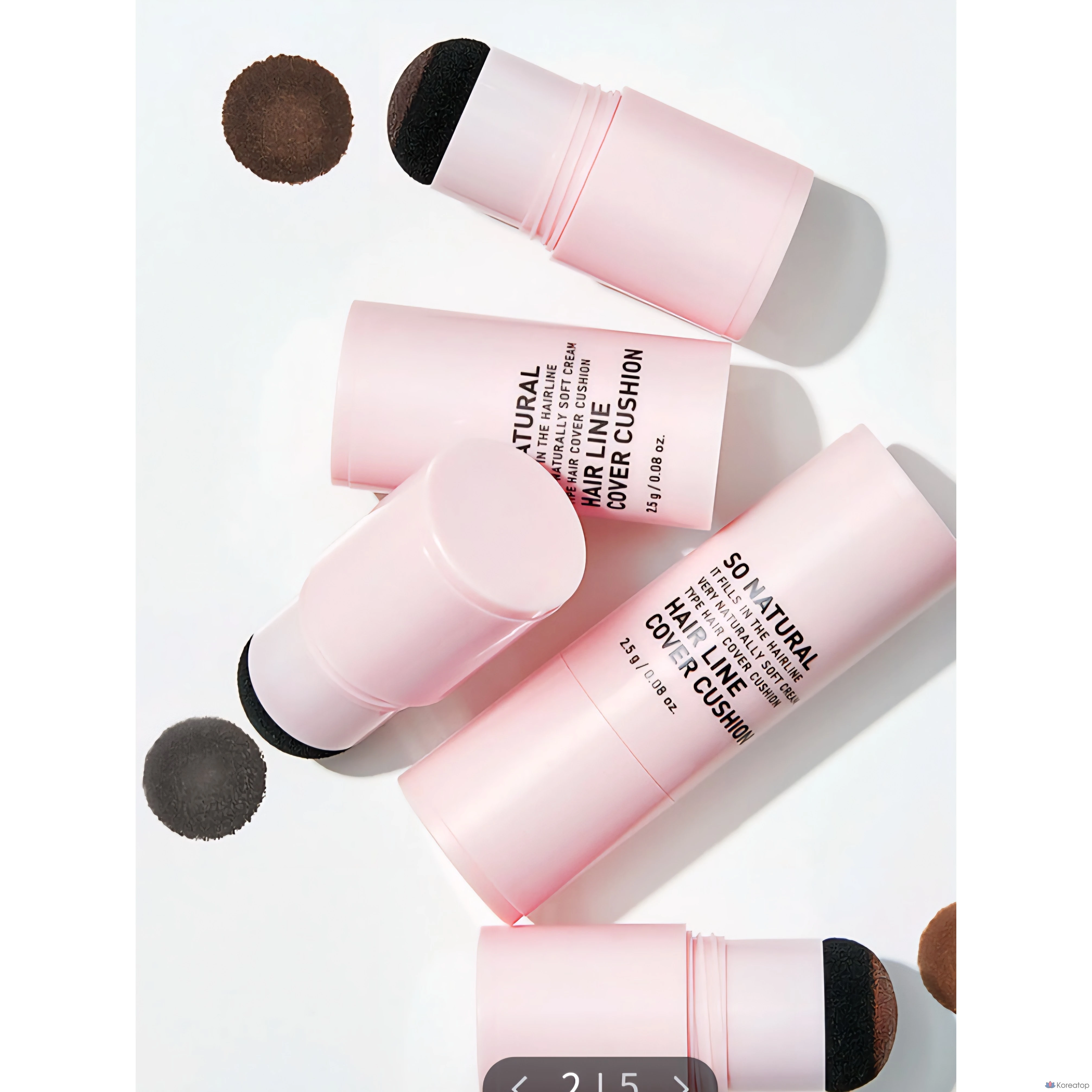 Накладные ресницы So Natural Hairline Cover Cushion, Natural Black, Dark Brown, 1 шт.