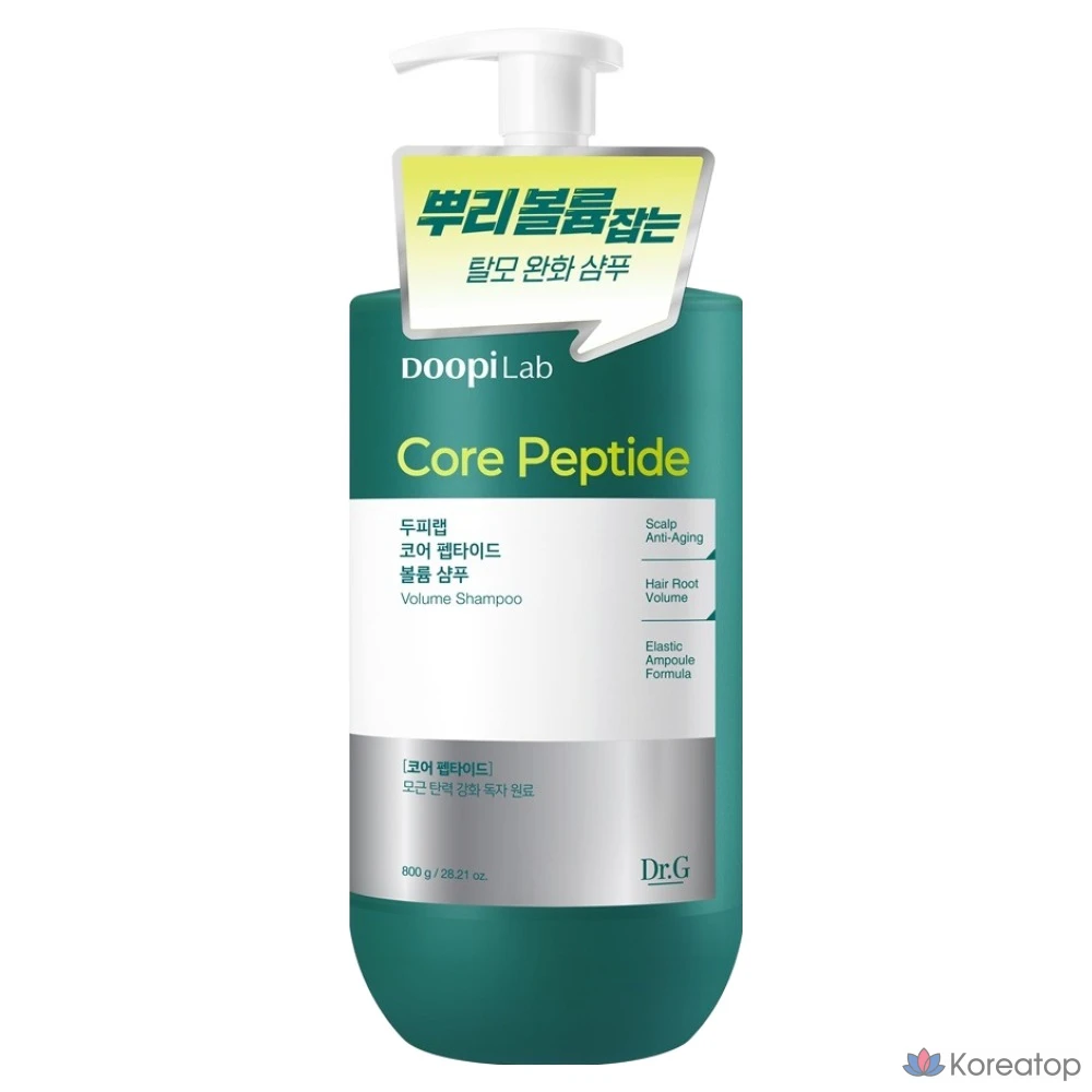 Шампунь для придания объема волосам Dr.G Scalp Lab Core Peptide Volume Shampoo, 800 г, 1 шт.