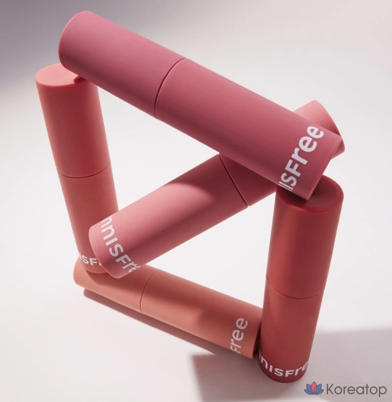 Innisfree New Airy Matte Tint, № 8, оттенок «Теплый коралл», 1 шт., фото 5