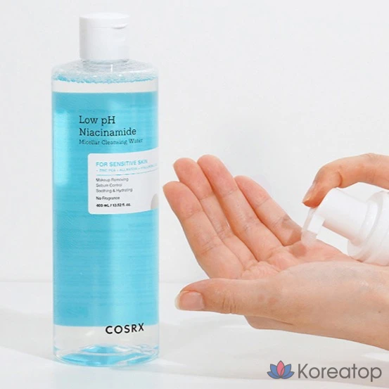 Мицеллярная очищающая вода COSRX с мягкой кислотностью и ниацинамидом, 400 мл, 1 шт.