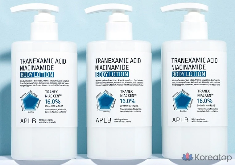 Лосьон для тела APLB с транексыновой кислотой и ниацинамидом, 300 мл, 1 шт.