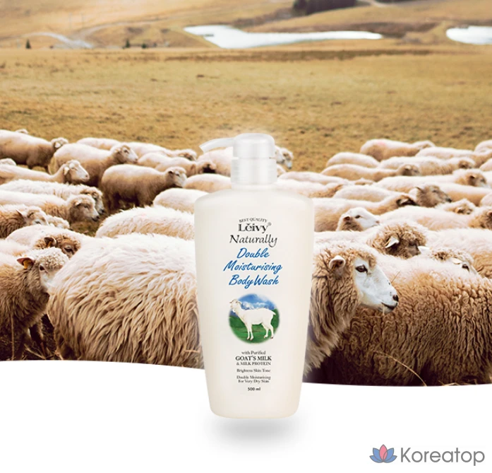 Гель для души Somang с козьим молоком, аромат цветочного хлопка, 500 мл, 1 шт., фото 3