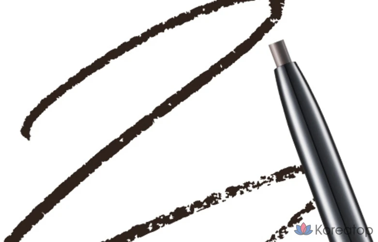 Гелевый карандаш для глаз Cosnori Superproof Fitting Gel Eyeliner Pencil 0.13 г, 2 оттенка: черный и коричневый, 1 шт., фото 2