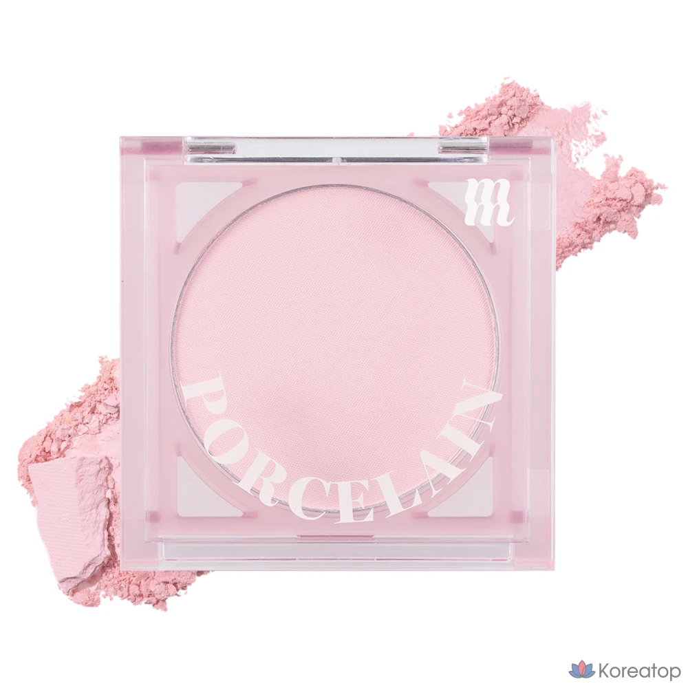 Румяна MERZY Porcelain Cheek Blusher 4,2 г, оттенок Pairing Pink, 1 шт.