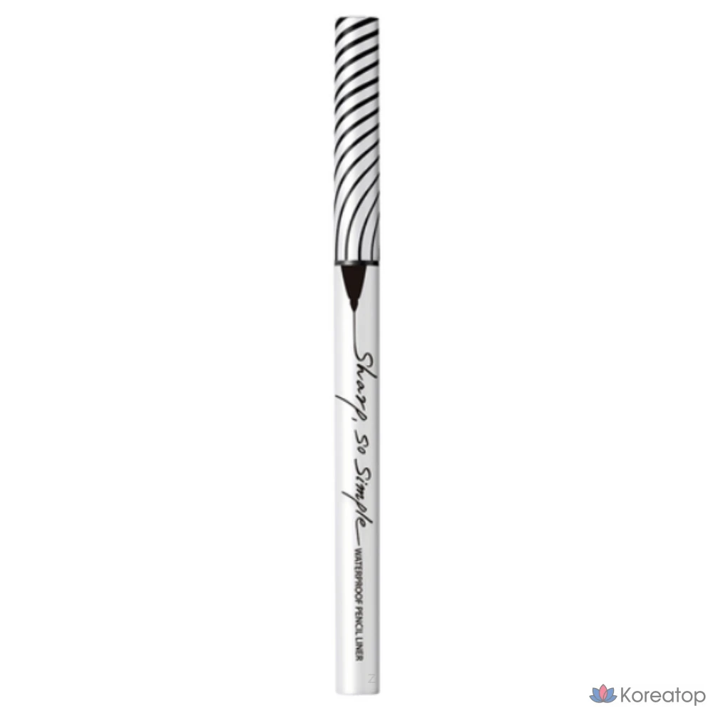 Водостойкий карандаш-лайнер Clio Sharp So Simple, 0,14 г, 01 черный, 1 шт.