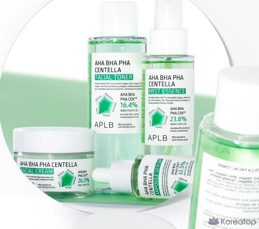 APLB Крем для лица с центеллой AHA BHA PHA, 1 шт., 55 мл