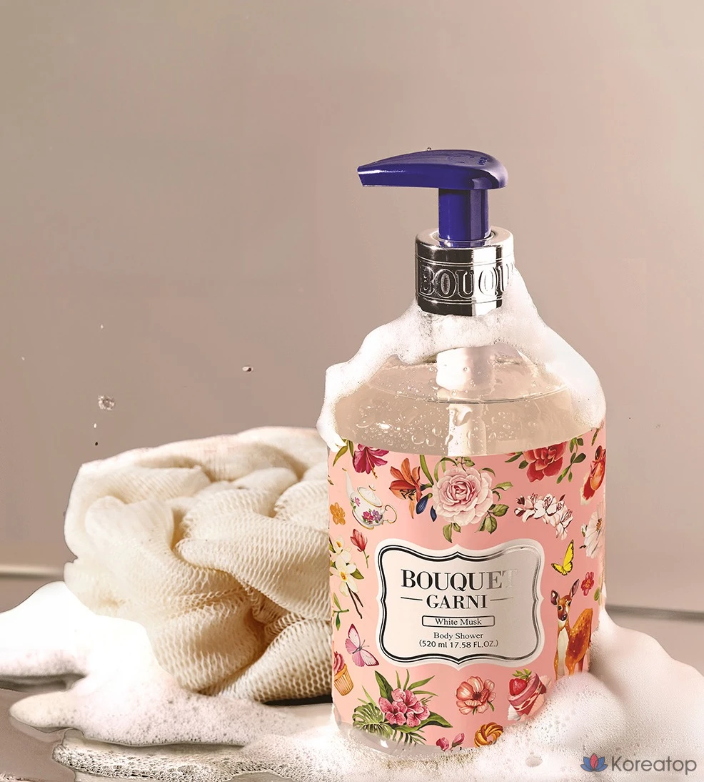 Гель для душа Bouquet Garni с ароматом белого мускуса, 520 мл, 1 шт.