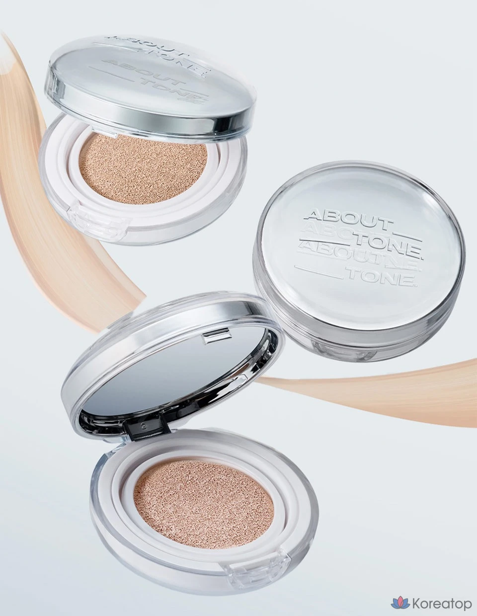 Тональный крем-кушон ABOUT TONE Skin Layer Fit Cushion 13 г, оттенок 21,5 Cool Beige, 1 шт.