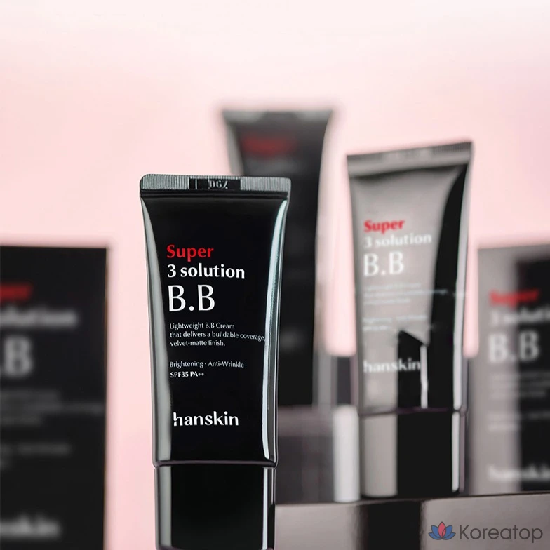 BB-крем HANSKIN Super Three Solution SPF35 PA++, бежечный, 30 мл, 1 шт.
