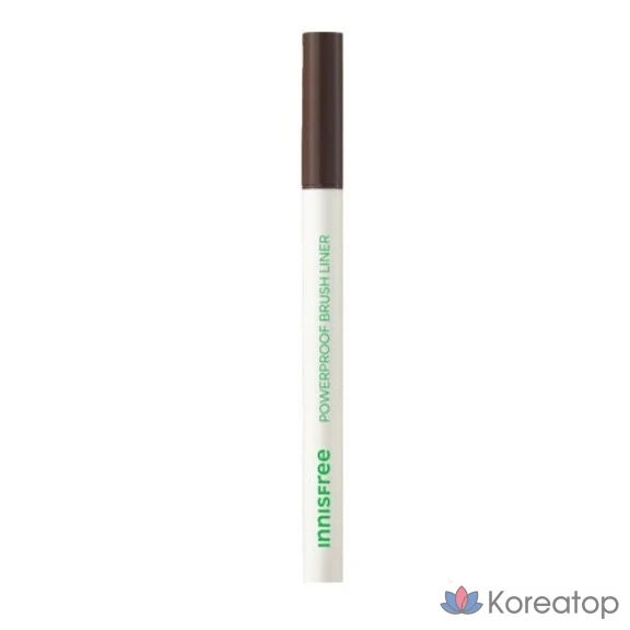 Подводка для глаз Innisfree Powerproof Brush Liner, 0,6 г, коричневая, 1 шт.