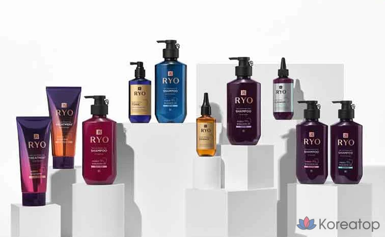 Шампунь Ryo Yangyunmo 9EX для лечения выпадения волос при жирной коже головы, 400 мл, 1 шт.