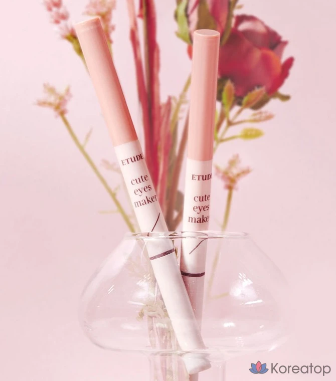 Подводка для глаз Etude House Aegyo-sal Maker Liner 0.1g + блестки 0.5g, оттенок «Розовый с мерцанием», 1 шт., фото 5