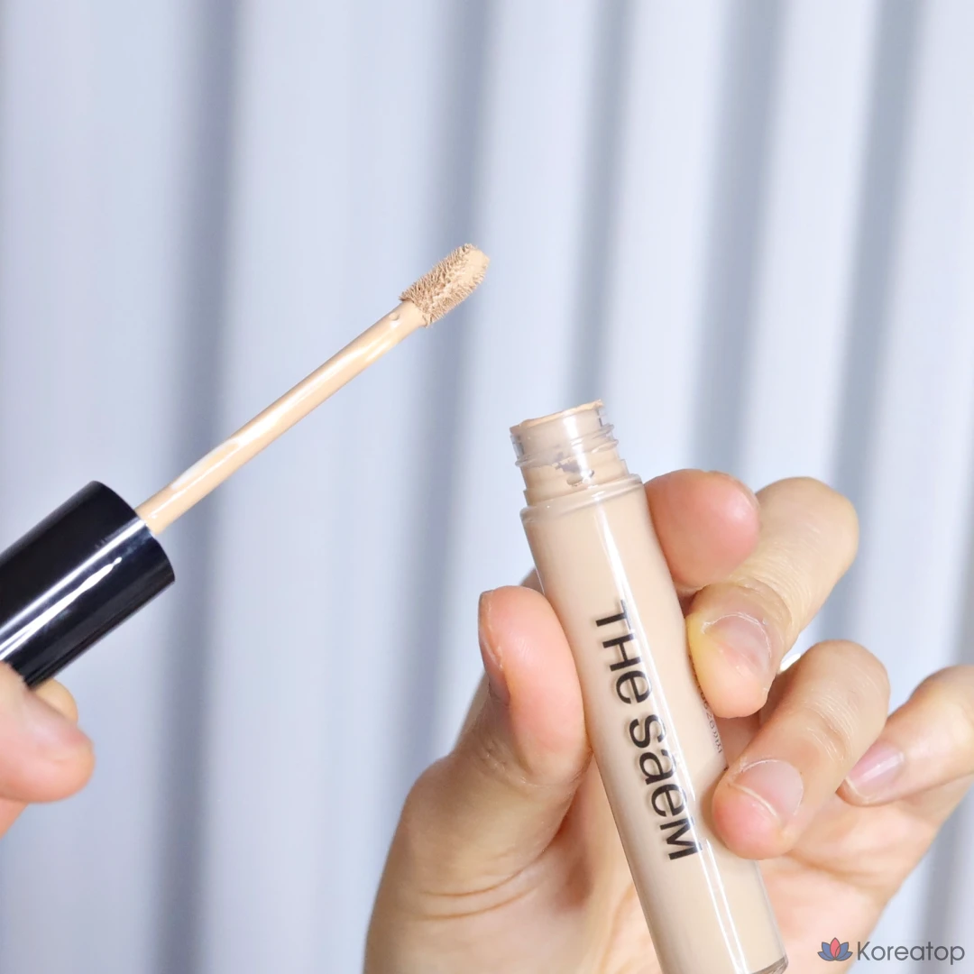 Консилер The Saem Cover Perfection Tip, 1 шт., оттенок 01 Clear Beige, фото 5