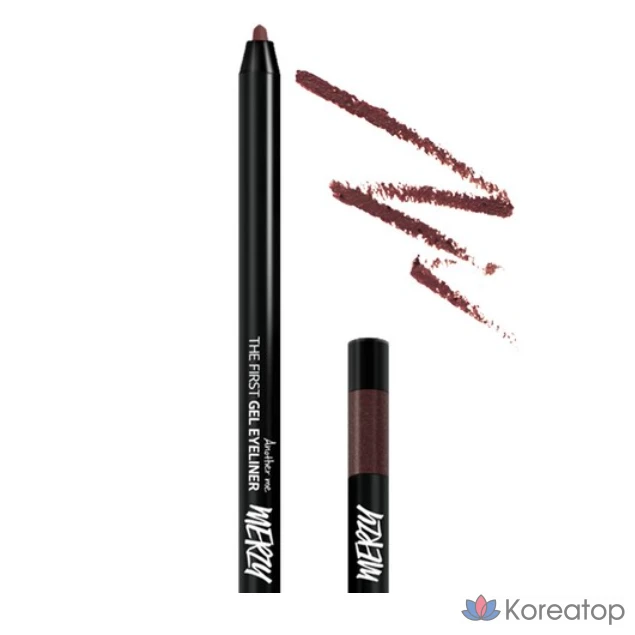 Гелевая подводка для глаз MERZY The First, 0,5 г, малиновый, 1 шт.