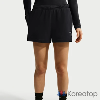 Шорты женские Nike Studio Fleece Lightweight Mid-Rise, фото 2