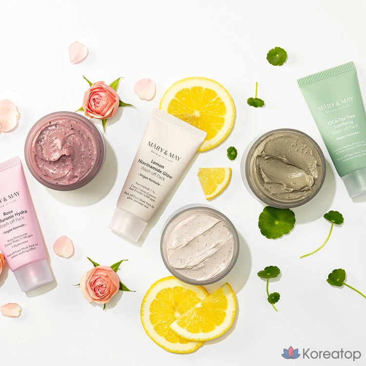 Смываемая маска для лица Marienmay Rose Hyaluronic Hydra, 30 г, 1 упаковка