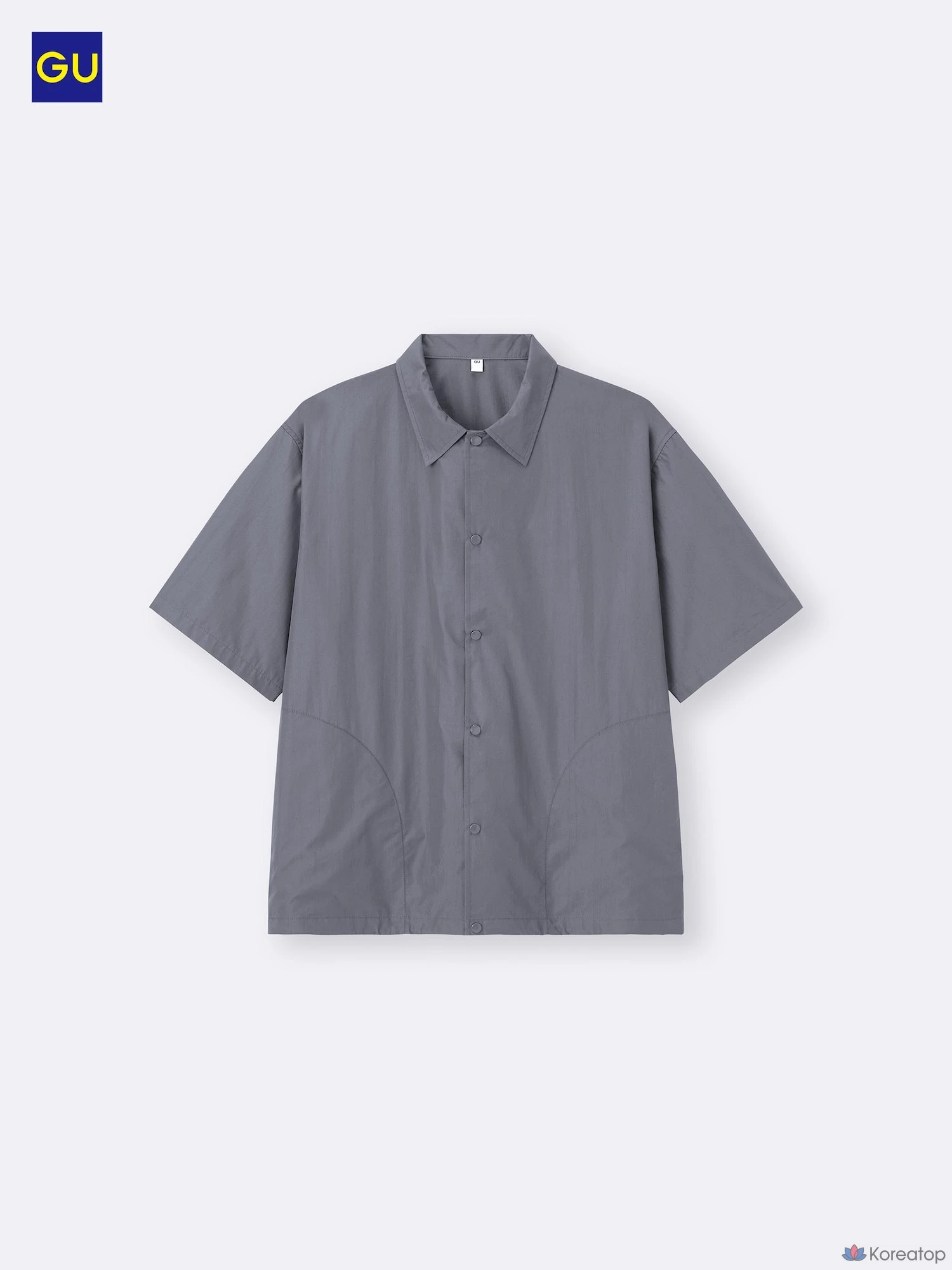 Рубашка Uniqlo Dry Coach Shirt с коротким рукавом