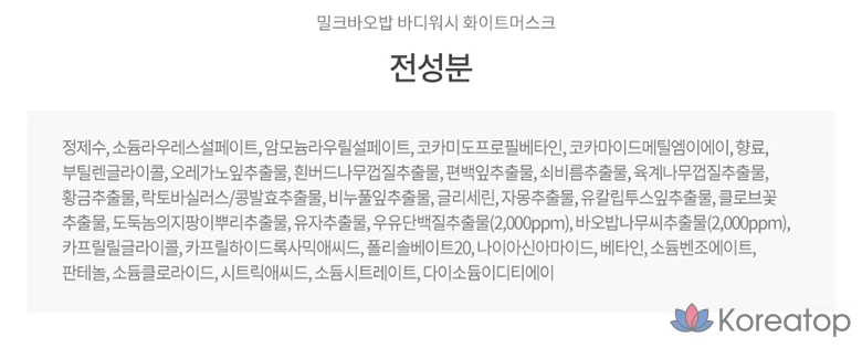 Набор для волос и тела Milk Baobab из 4 предметов (аромат белого мускуса), 1 комплект.