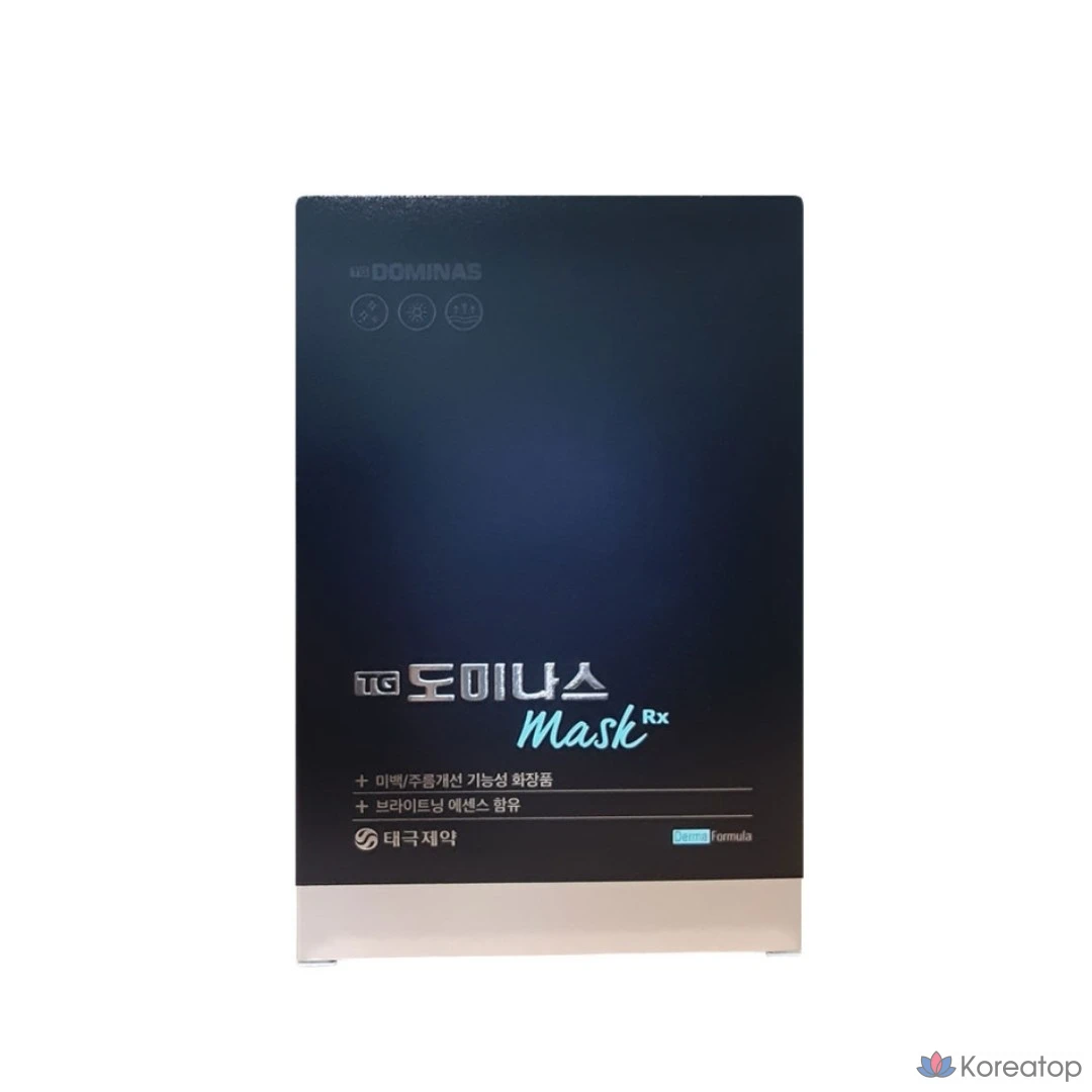 Функциональная отбеливающая маска для лица Dominas White Face Freckle Root Mask Pack, 5 листов, 1 коробка, 1 штука.