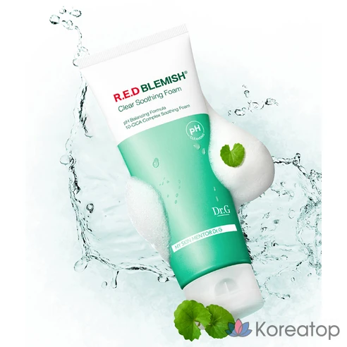 Успокаивающая пенка для лица Dr.G Mildly Acidic Red Blemish Clear Soothing Foam