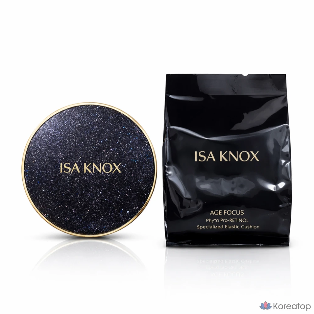 Izanox Age Focus Phytopro-Retinol Extreme Cover Cushion, набор сменных блоков 15 г, 23 оттенка, натуральный бежевый, 1 шт.