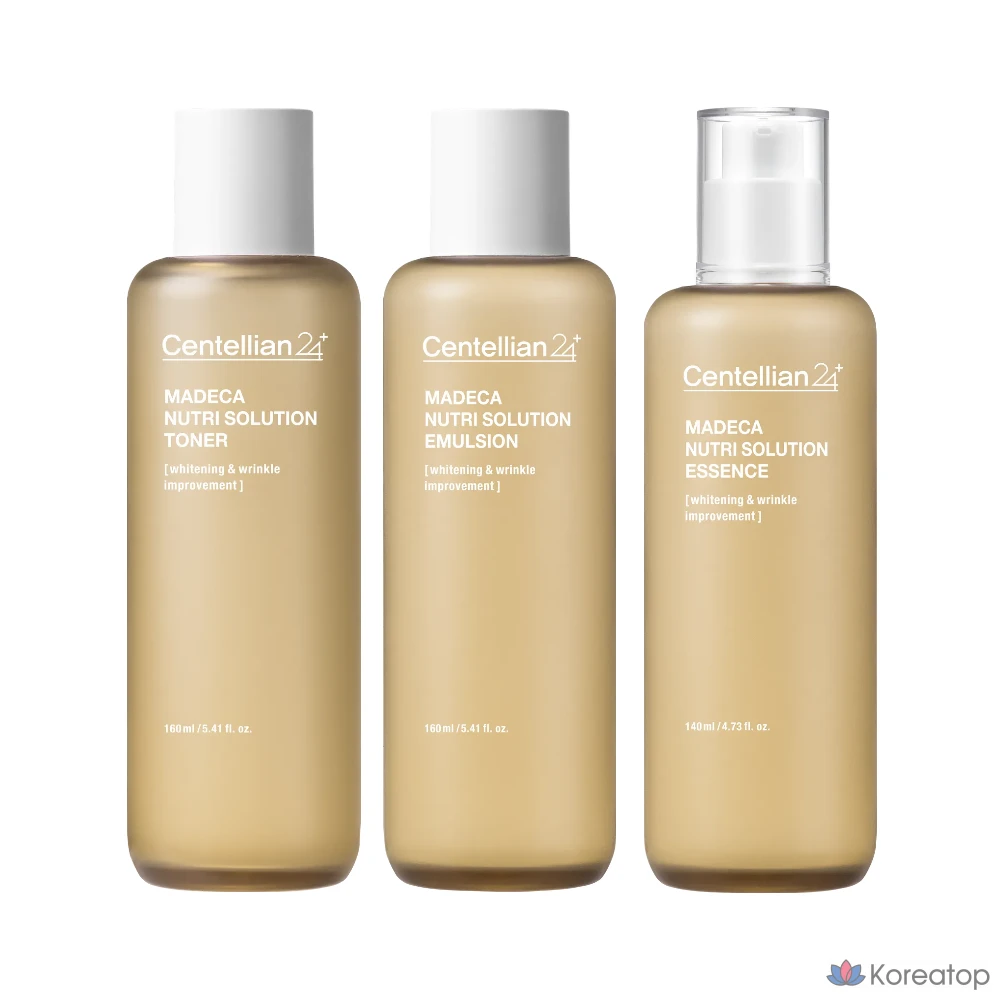 Dongkook Pharmaceutical Centellian24 Madeca Nutri Solution Basic 3-Type Toner Emulsion Essence Latest Edition, 1 шт.