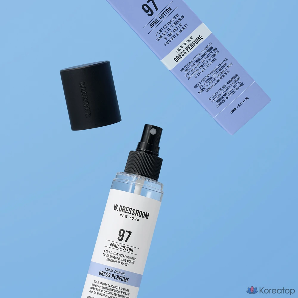 Ароматизатор для одежды и тела W.Dressroom Dress Perfume, оттенок April Cotton, 160 мл, 1 шт., фото 6