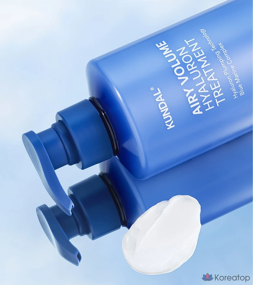 Kundal Hyaluronic Airy Volume Treatment Blossom Breeze, 1 шт., 500 мл, фото 2