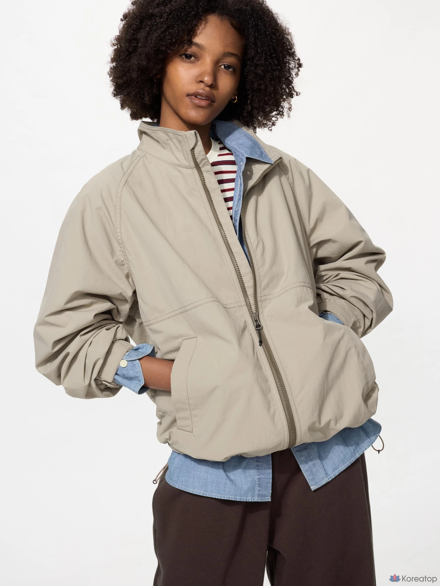 Куртка Uniqlo Windblock Stand Blouson
