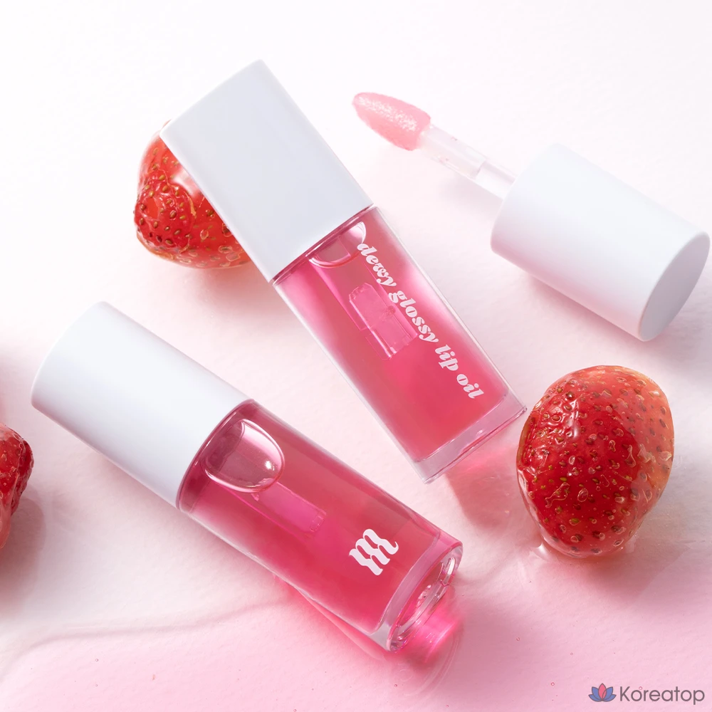 Merge Dewy Glossy Lip Oil, прозрачно-розовый, 3,5 мл, 1 шт.